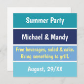 Funny Party Einladung (Vorne/Hinten)