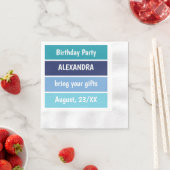 Funny Party Einladung Serviette (Beispiel)