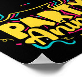 Funny Party Frische Pasta machen Cat Meme Poster (Ecke)
