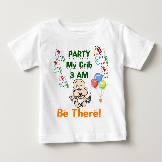 Funny Party Säugling T - Shirt (Vorderseite)