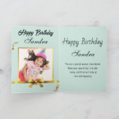 Funny Party Tiere Niedlich Happy Geburtstag Karte (Innenseite)