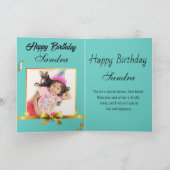 Funny Party Tiere Niedlich Happy Geburtstag Karte (Innenseite)