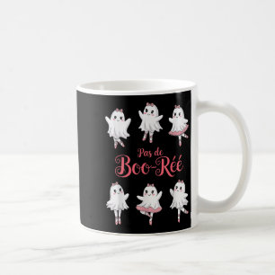 Funny Pas De Boo-rée Ghost Ballet Halloween Dance Kaffeetasse
