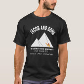 Funny Passover Hebrew Bau Ägypten Pyramiden T-Shirt (Vorderseite)