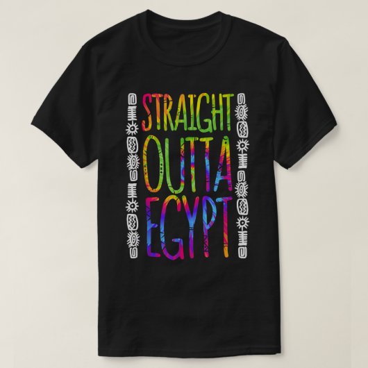 Funny Passover Straight Outta Ägypten Jüdisches Se T-Shirt (Design vorne)