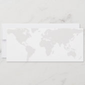 Funny passport, boarding pass ticket 4th birthday einladung (Rückseite)