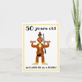 Funny passte als Fiddle Karte (Vorderseite)