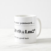 Funny Password Kaffeetasse (VorderseiteRechts)