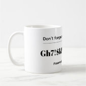 Funny Password Kaffeetasse (Links)