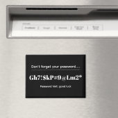 Funny Password Magnet (In Situ (Geschirrspüler))
