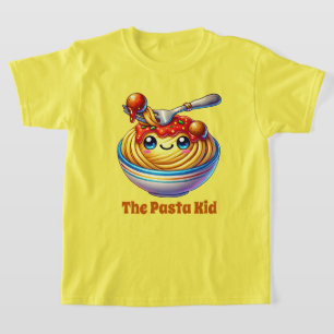 Funny Pasta Kind hinzufügen Text T-Shirt