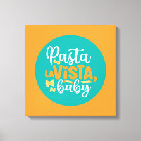 Funny Pasta La Vista Retro Küche Typografie