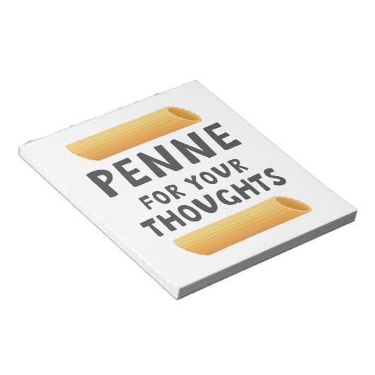 Funny Pasta Pun Notizblock (angewinkelt)
