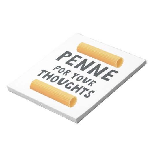 Funny Pasta Pun Notizblock (Rotiert)