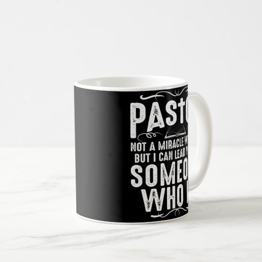 Funny Pasteur Geschenk für Männer Coole Christlich Kaffeetasse (VorderseiteRechts)