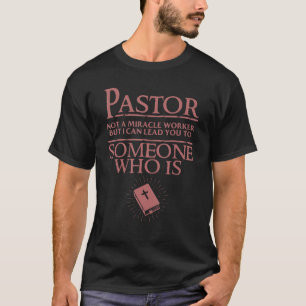 Funny Pasteur Geschenk für Männer Coole Christlich T-Shirt