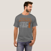 Funny Pastor Warning  Fun Pastor Sermon Gift T-Shirt (Vorne ganz)
