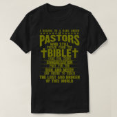 Funny Pastor Wertschätzung Geschenk Christlicher P T-Shirt (Design vorne)