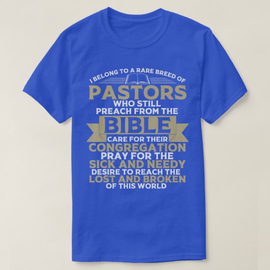 Funny Pastor Wertschätzung Geschenk Christlicher P T-Shirt (Design vorne)