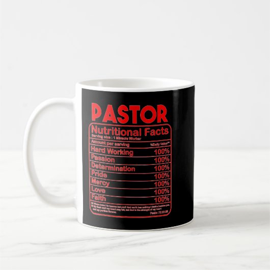 Funny Pastor Wertschätzung Geschenk für Männer Fra Kaffeetasse (Links)