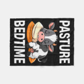 Funny Pasture Bedtime Cute Cow Pajamas Pj Sleep  Fleecedecke (Vorderseite (Horizontal))