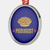 Funny Pate Silbernes Ornament (Links)