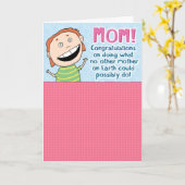 Funny Patient Mama Muttertagskarte Karte (Gelbe Blume)