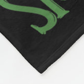 Funny Patricks Day Badminton Costume Four-leaf Clo Fleecedecke (Ecke)