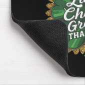 Funny Patricks Day Mein Glück Charm Greener als Si Mousepad (Ecke)