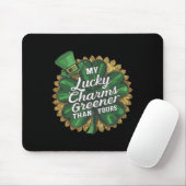 Funny Patricks Day Mein Glück Charm Greener als Si Mousepad (Mit Mouse)