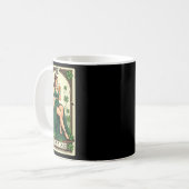 Funny Patricks Day The Sy L Tarot Card Uni Kaffeetasse (Vorderseite Links)