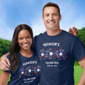 Funny Patriotic 4. Juli Feuerwerk Golfer Golfspiel T-Shirt