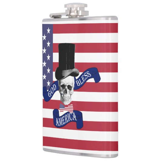 Funny Patriotic American Flachmann (Links)