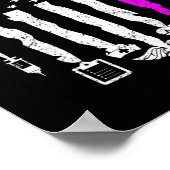 Funny Patriotic Pca Usa Flag Nurses Week Geschenke Poster (Ecke)