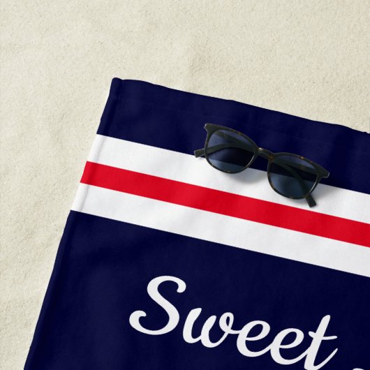 Funny Patriotic Pineaple Strandtuch (Beispiel)