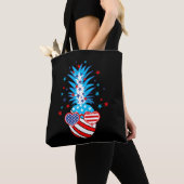 Funny Patriotic Pineaple Tasche (Von Nahem)