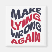 Funny Patriotic Political Fighting Frong Magnet (Vorne)