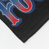 Funny Patriotic Skeleton Usa nur Chill the Vurth Fleecedecke (Ecke)