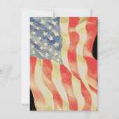 Funny Patriotic Trump Halloween Party Einladung (Rückseite)