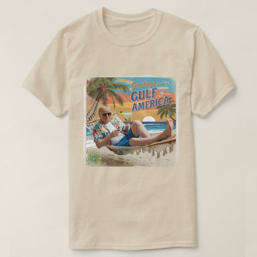 Funny Patriotic Trump T - Shirt - Golf von Amerika (Design vorne)