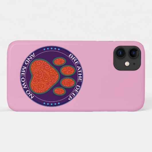 funny paw design Case-Mate iPhone hülle (Rückseite (Horizontal))