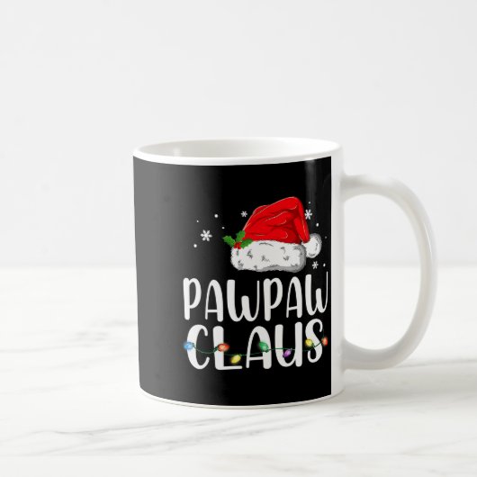 Funny Pawpaw Claus Christmas Pajamas Santa Kaffeetasse (Rechts)