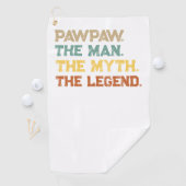 Funny PawPaw Der Mann Der Mythos der Legende Custo Golfhandtuch (Insitu)