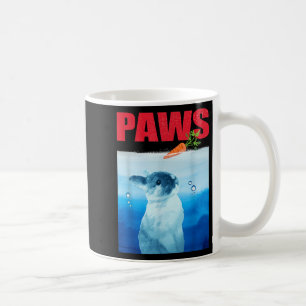 Funny Paws Bunny Rabbit Lover Bunny Parody Joke Bu Kaffeetasse