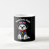 Funny Pawtriotic Pets – USA FlagClassic Mug, 11 oz Kaffeetasse (Mittel)