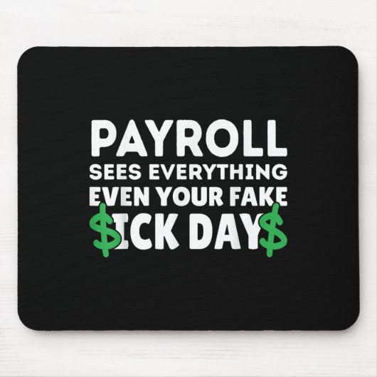 Funny Payroll sucht alles Lohnroll Spezialist Mousepad (Vorne)