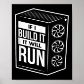 Funny PC Builder Shirt - Computer Builder &amp; PC Poster (Vorne)