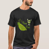 Funny Pea Shirt – Cute Veggie Graphic Tee (Vorderseite)