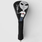 Funny Peace Alien Golf Headcover (Vorderseite)
