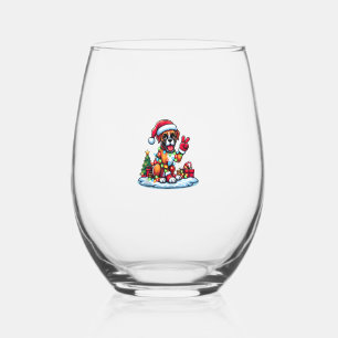 Funny Peace Hand Boxer Docht Weihnachtsleuchten Fr Weinglas Ohne Stiel